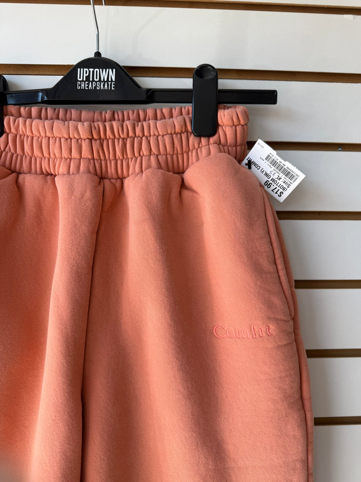 Comfrt orange sweatpants size XS