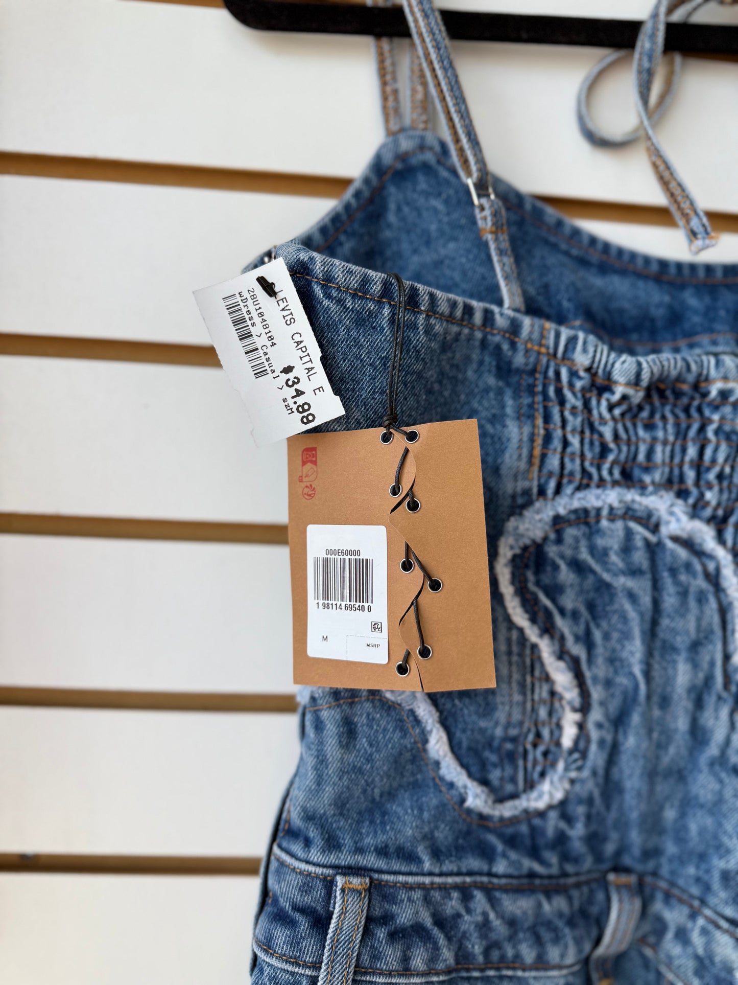 NWT LEVI’S® X ADSB ANDERSSON BELL MINI DRESS size medium