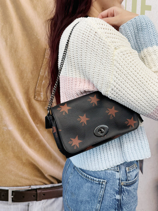 Coach Star mini ruby shoulder bag