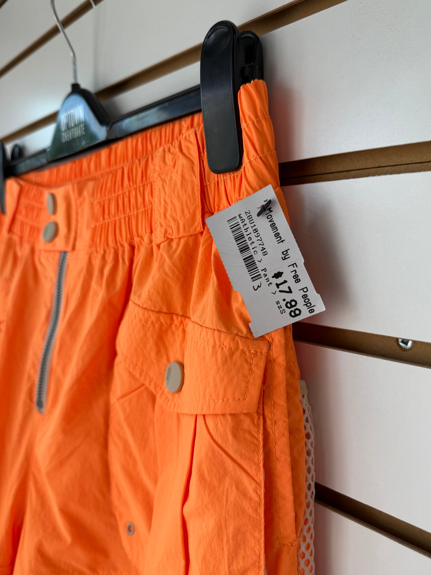 Free People Movement morning meadow orange hiking pants sz small