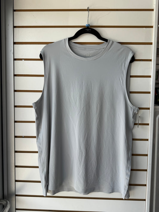 Men’s ALO Yoga gray muscle tank size large