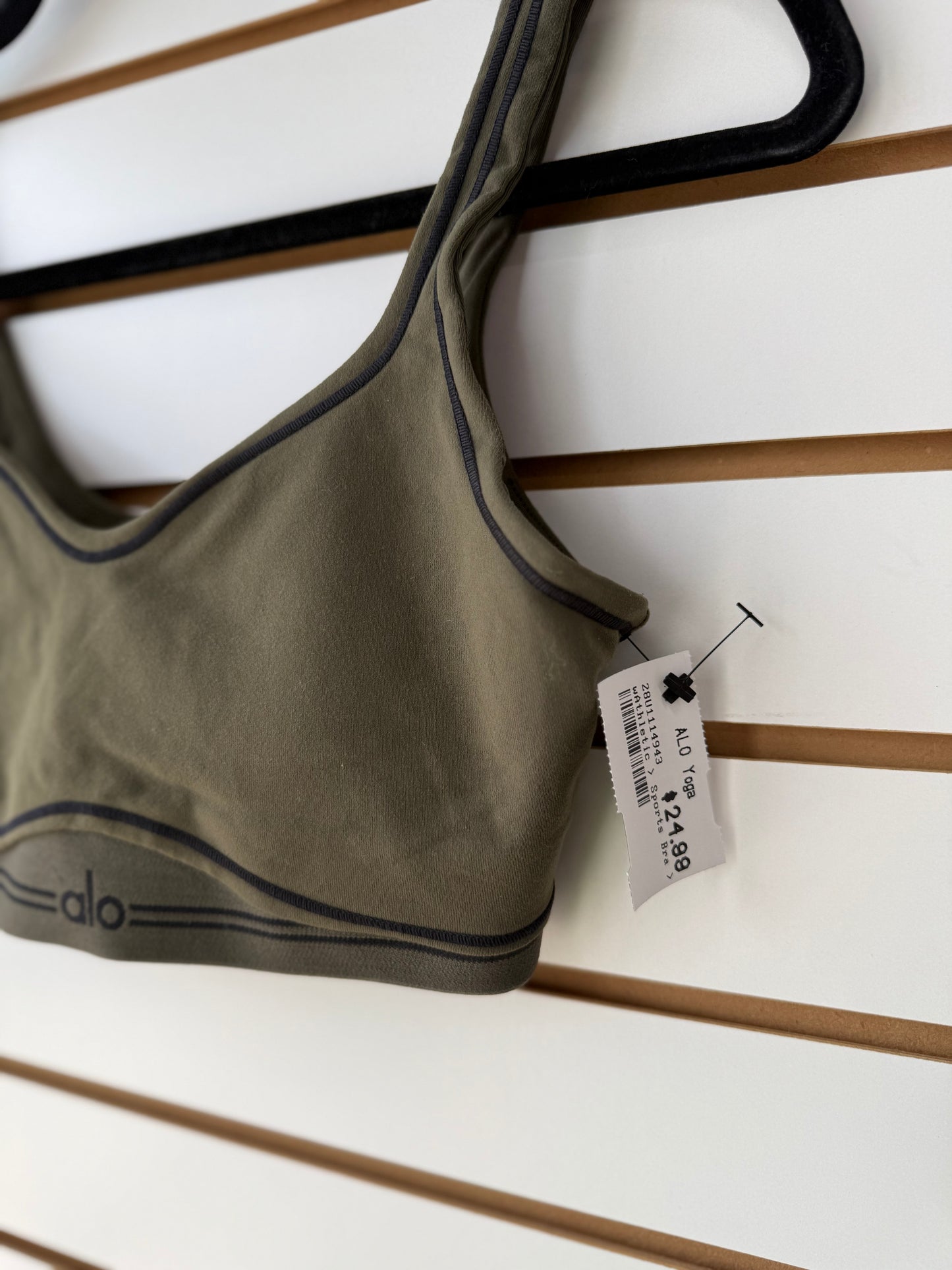 ALO Yoga airbrush heart throb bra size Small