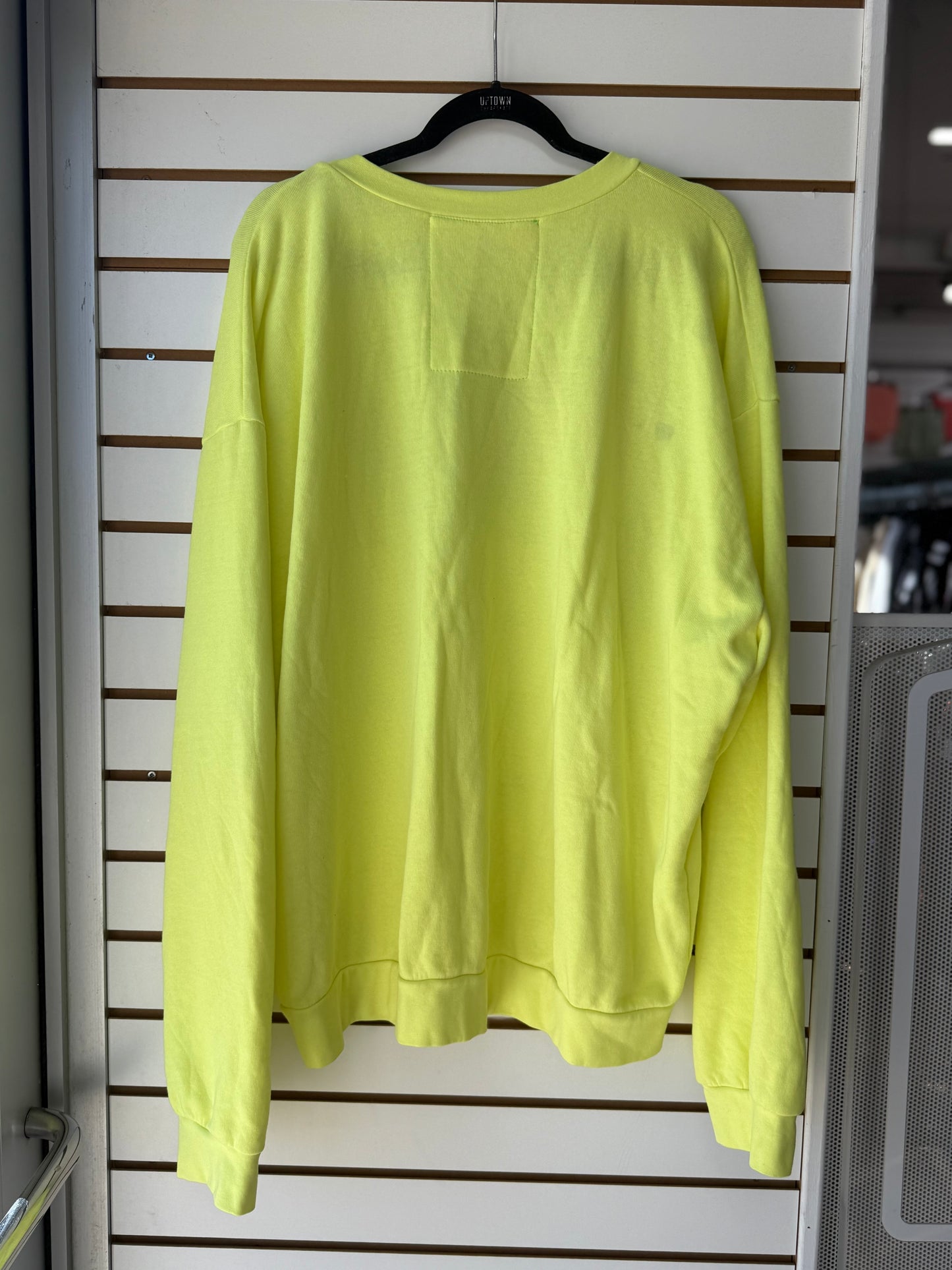 Aviator Nation yellow logo pullover size XL (small flaw on back)