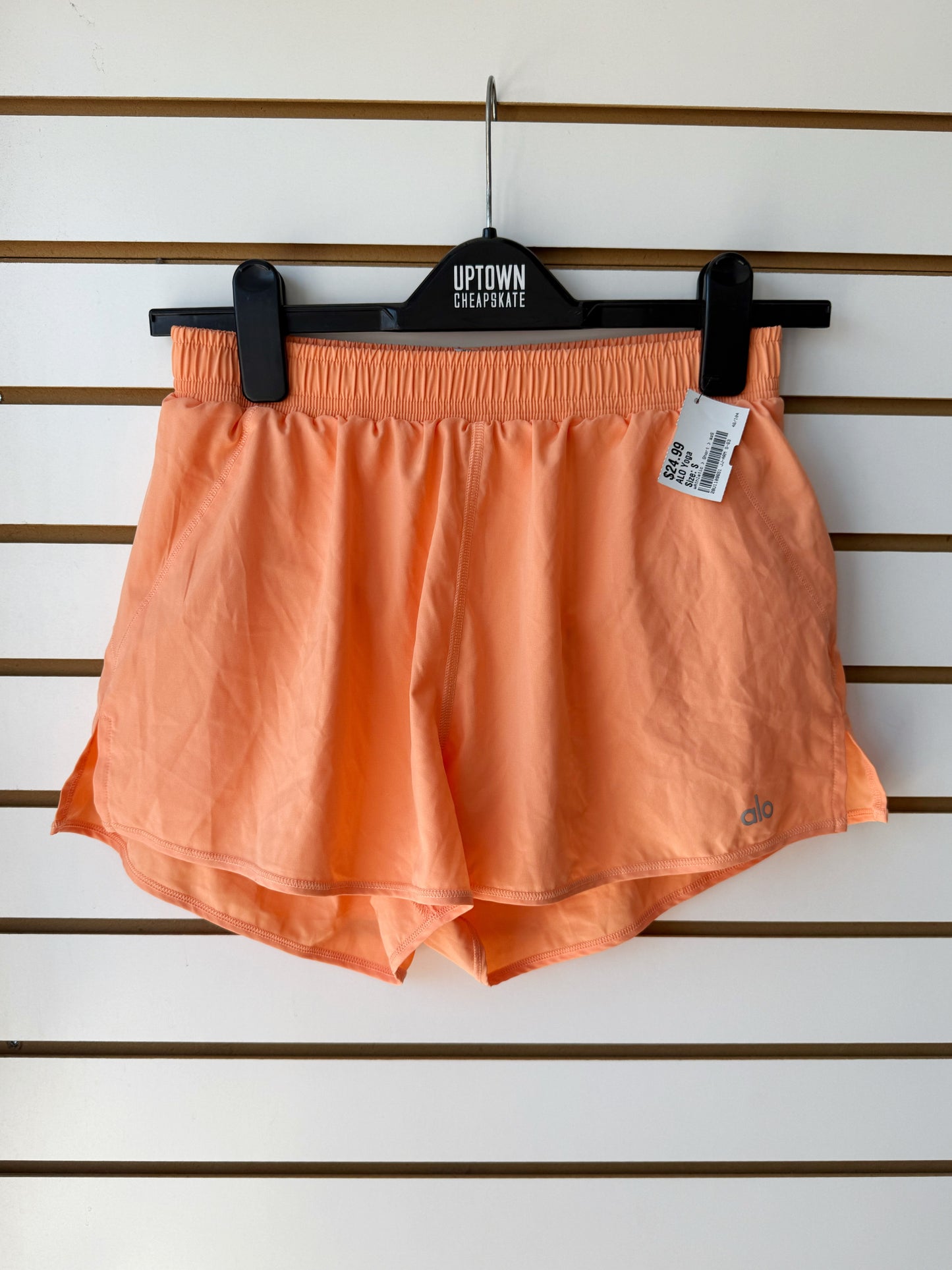 ALO Yoga orange shorts size small