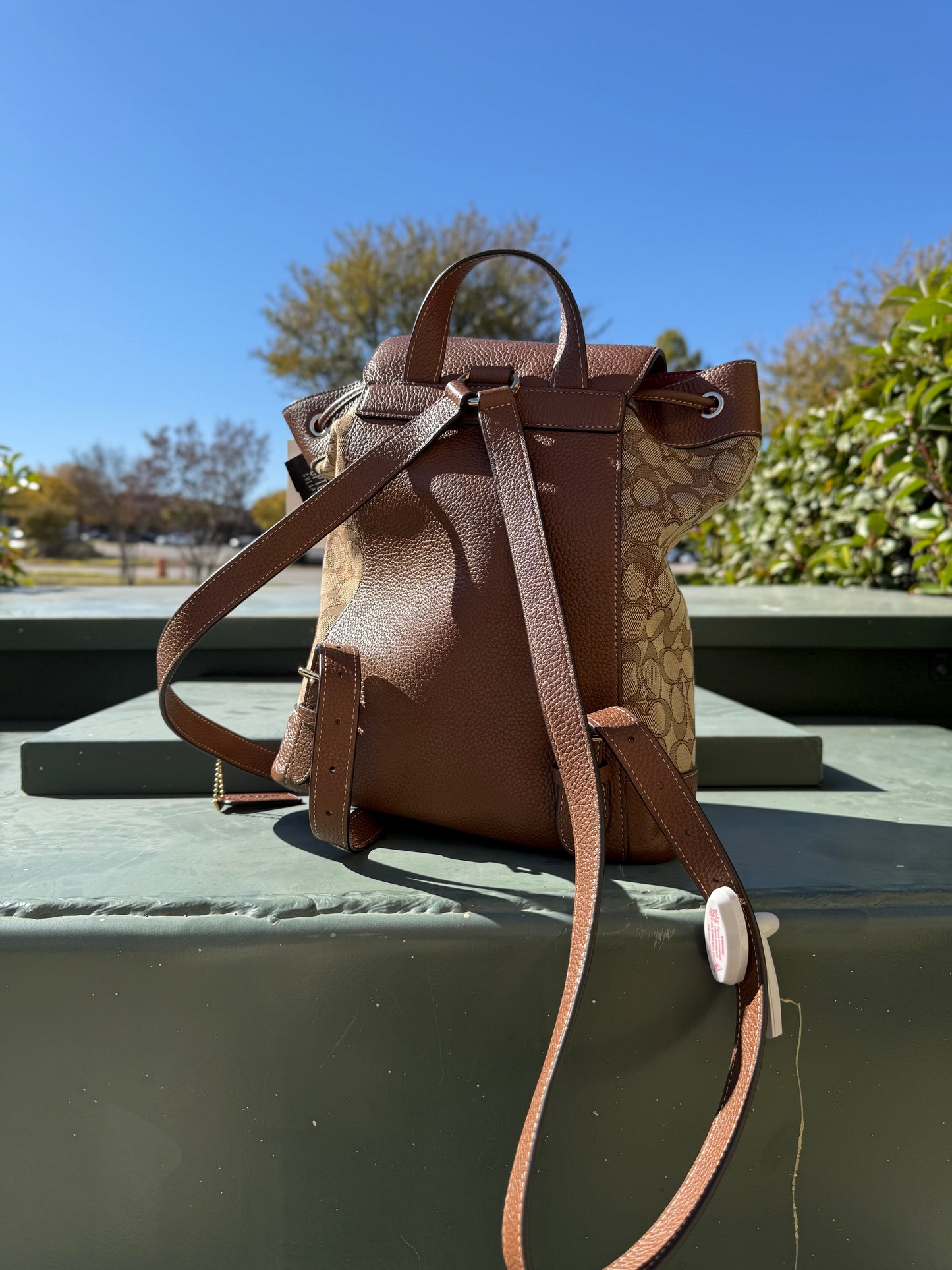 Coach Dempsey drawstring backpack