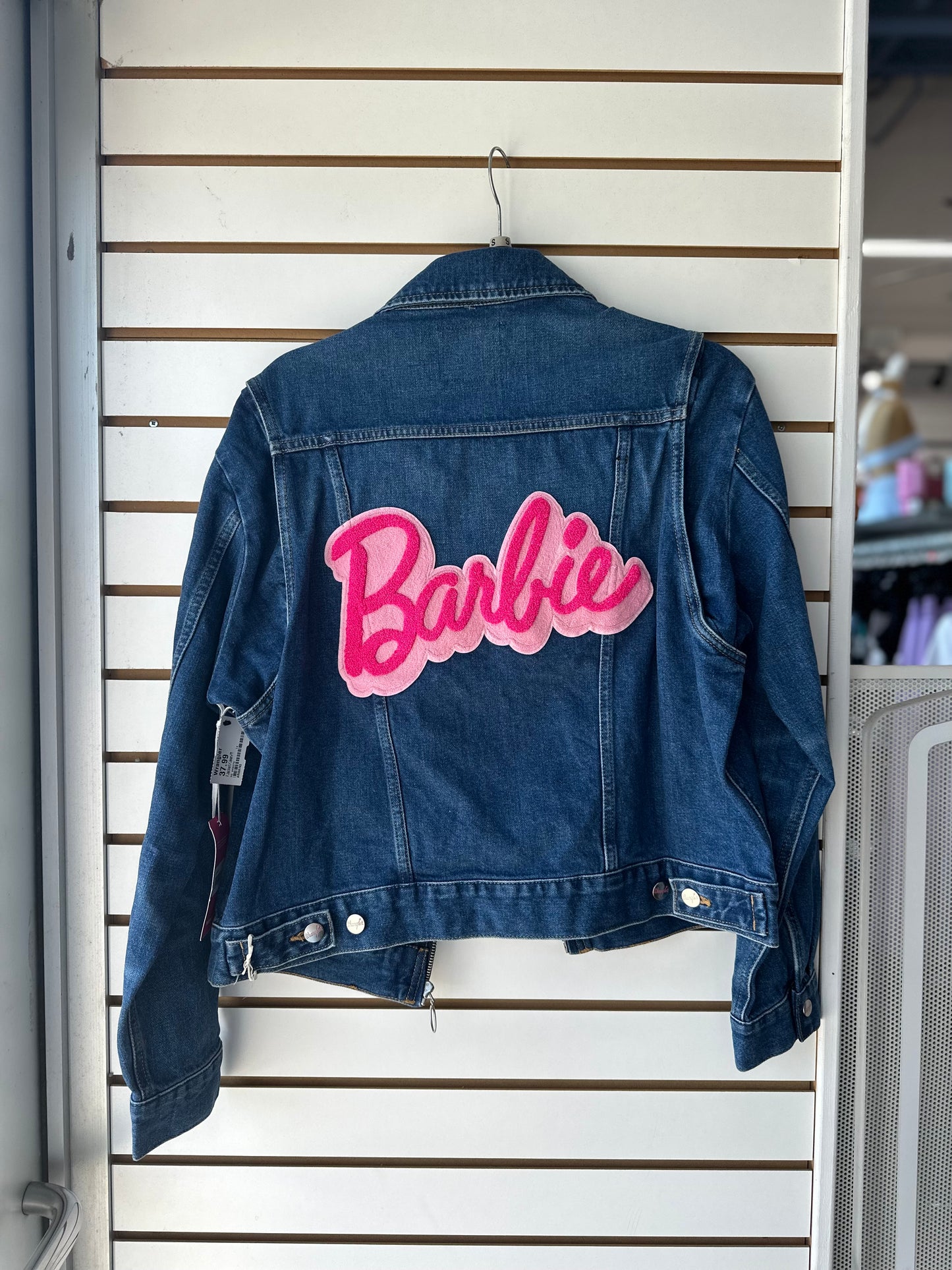 NWT Wrangler x Barbie denim jacket size medium