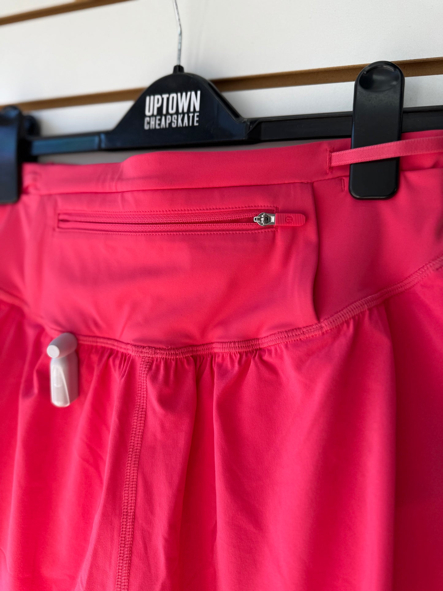 NWT Lululemon hot pink Nulux Road to Trail HR short 4” size 6