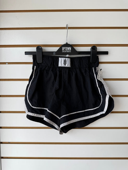 Free People Movement varsity blues black shorts size XS