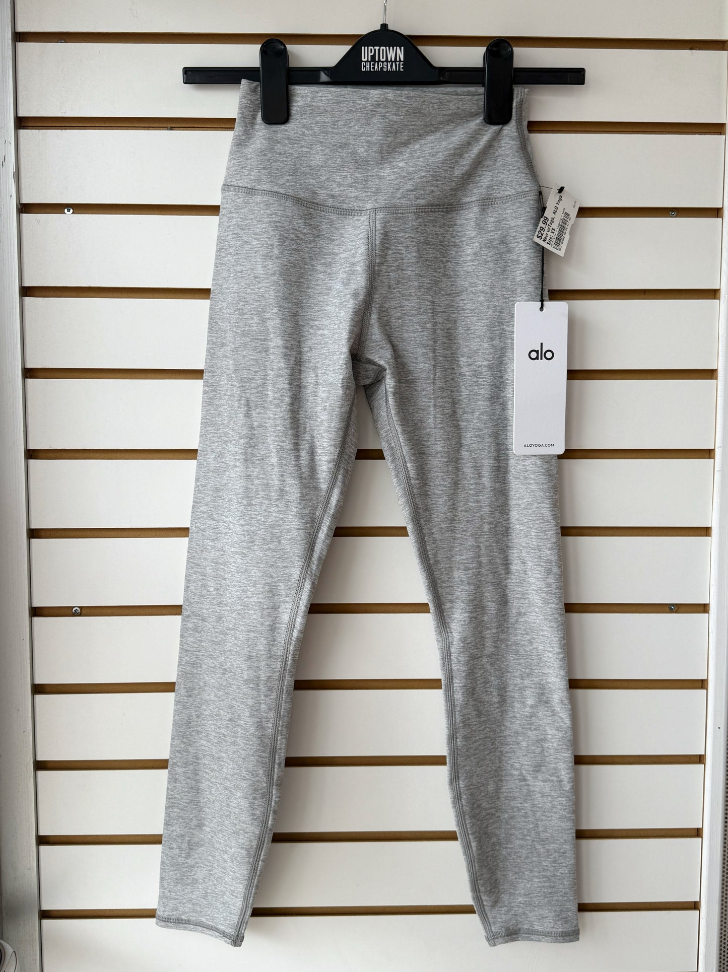 NWT ALO Yoga gray high waist 7/8 leggings sz XS