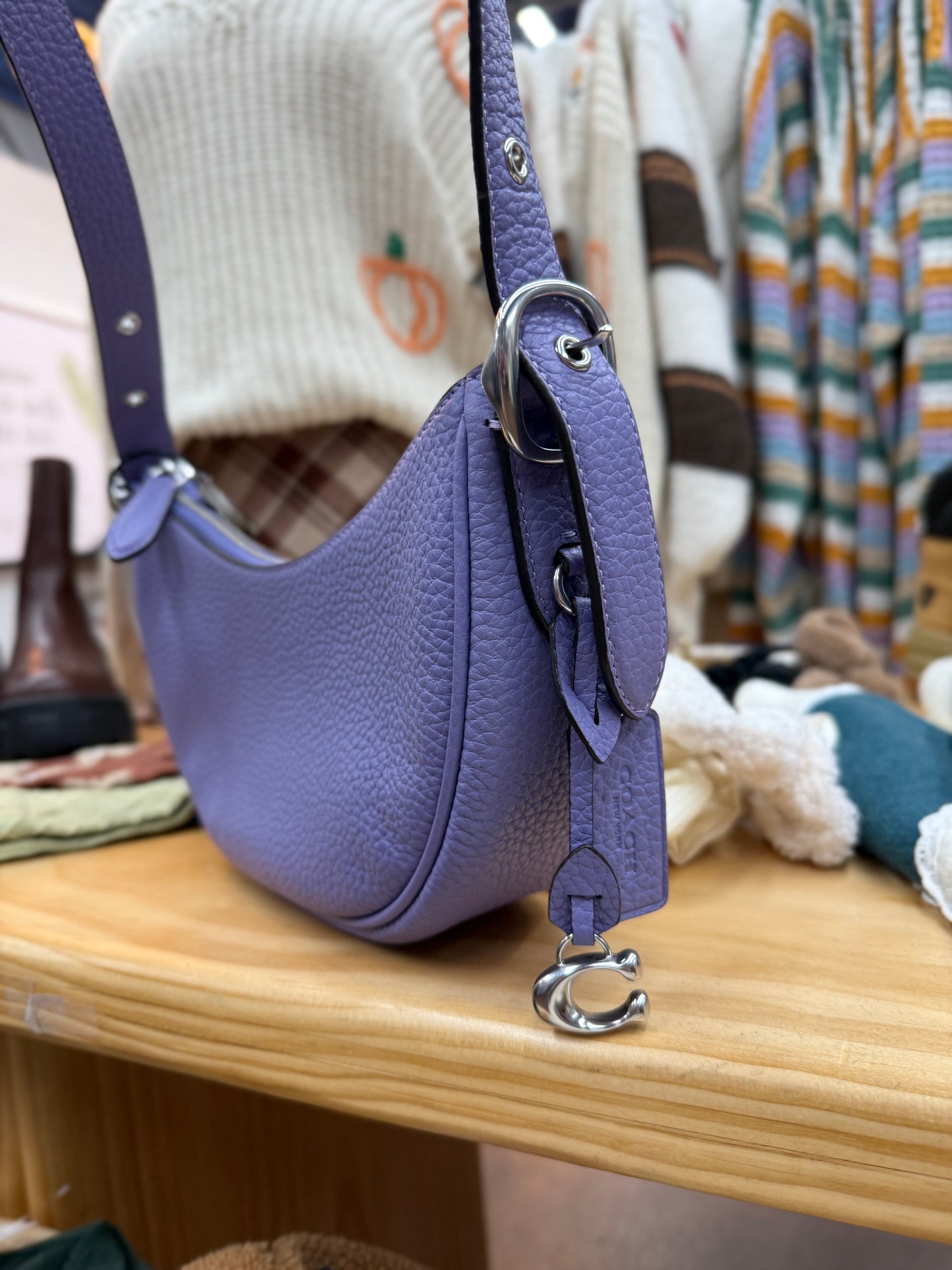 Coach purple Luna bag