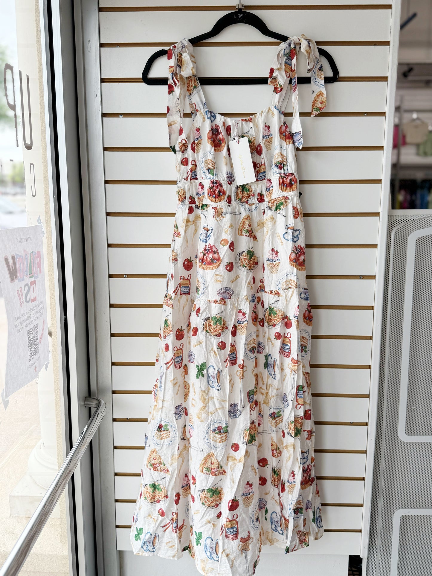 NWT By the River printed maxi dress sz small