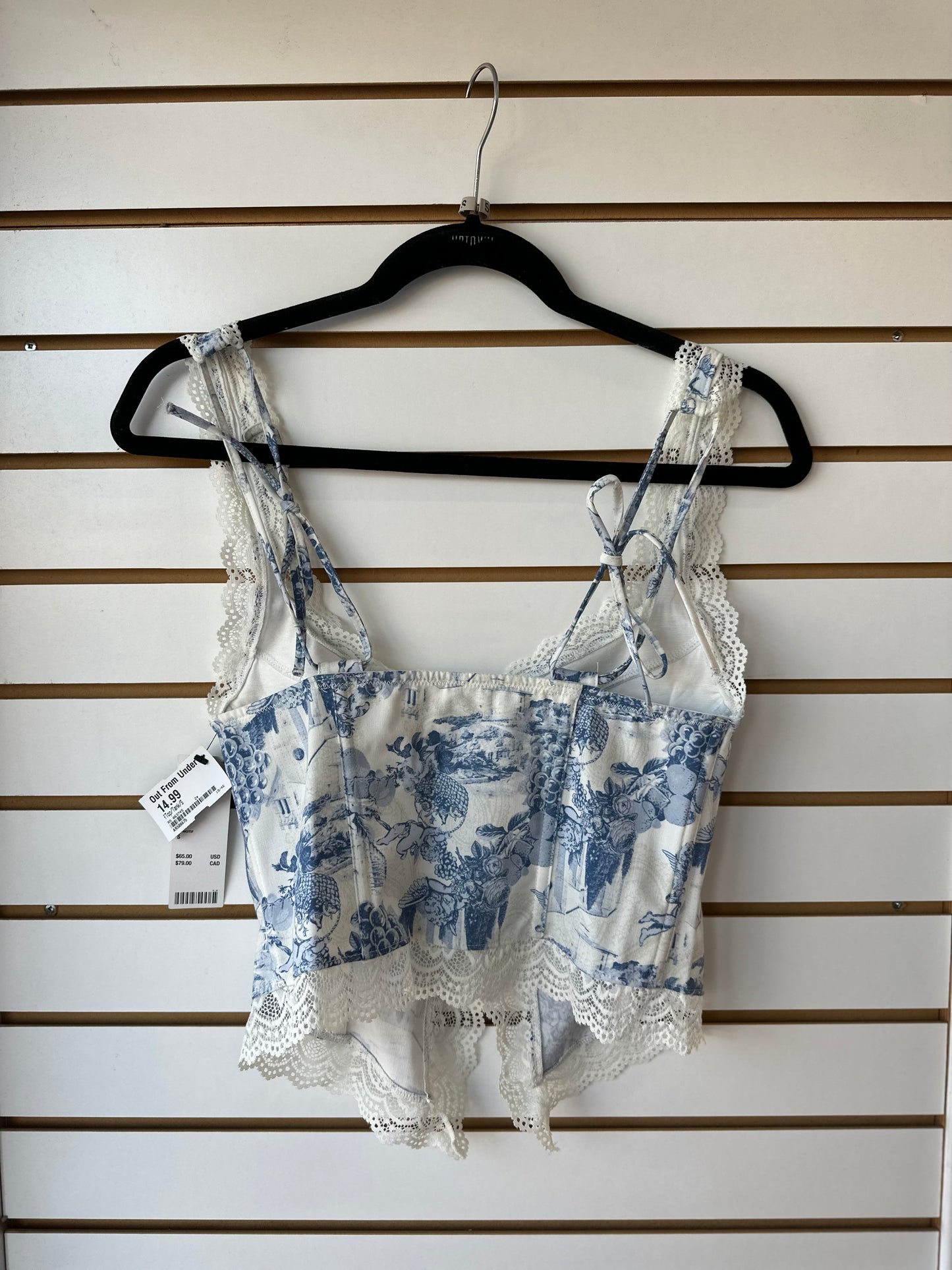 NWT Out From Under Dolce Verano Cropped Corset sz S