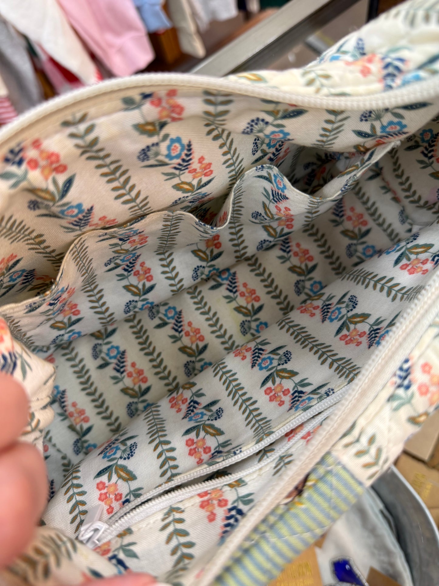 Vera Bradley fabric shoulder bag