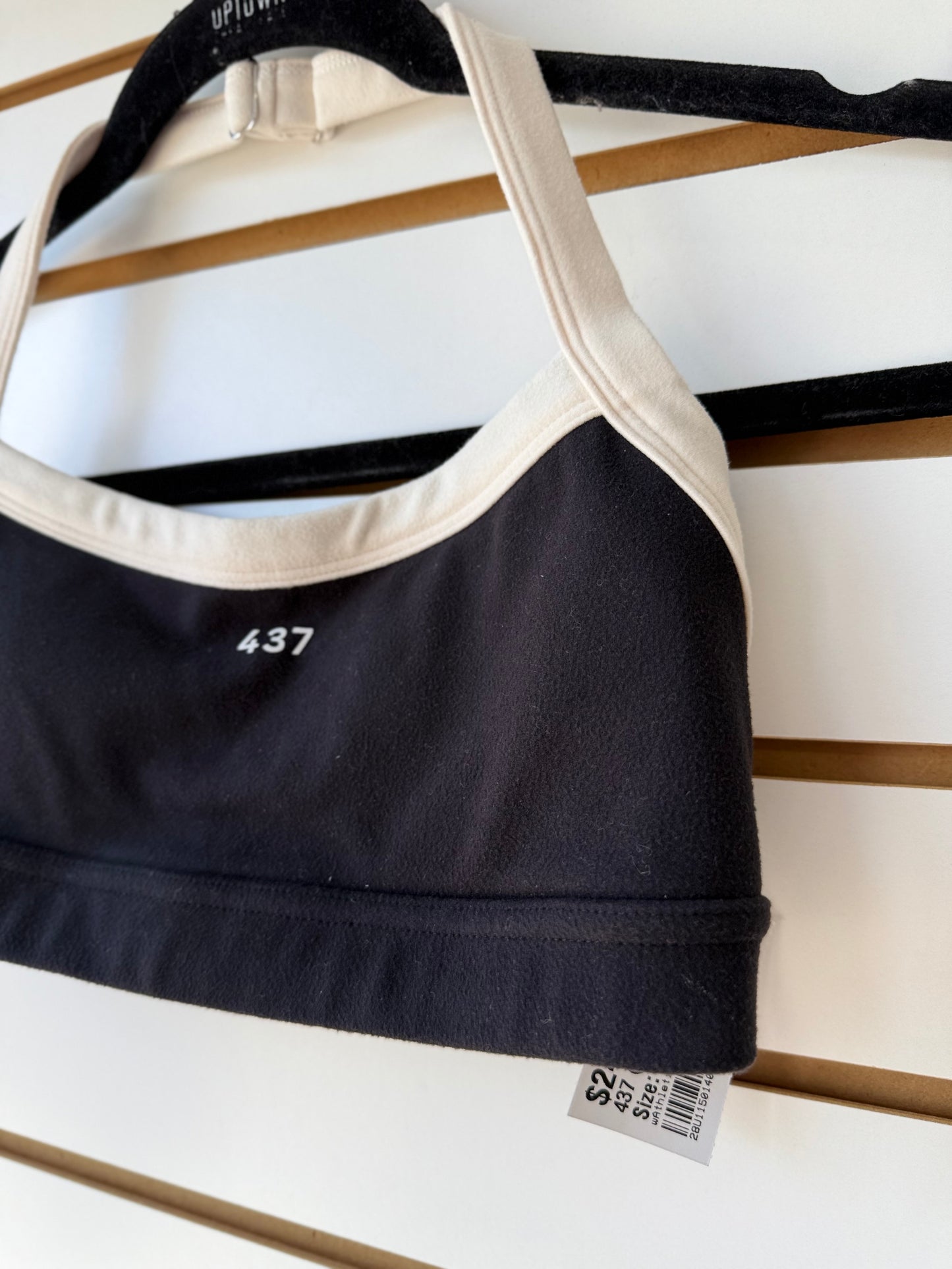 Revolve 437 halter sports bra size small (shows some wear on material)