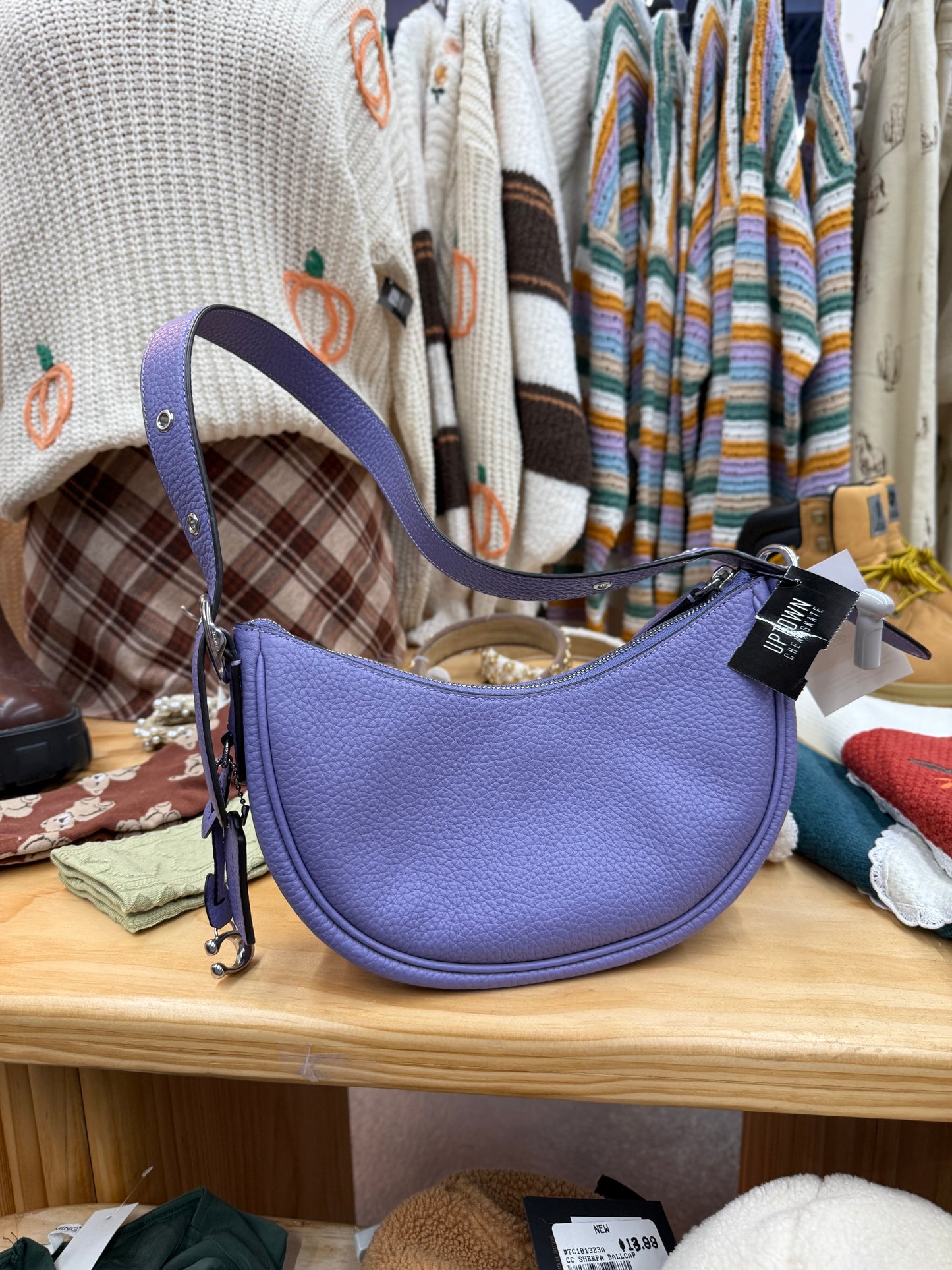 Coach purple Luna bag