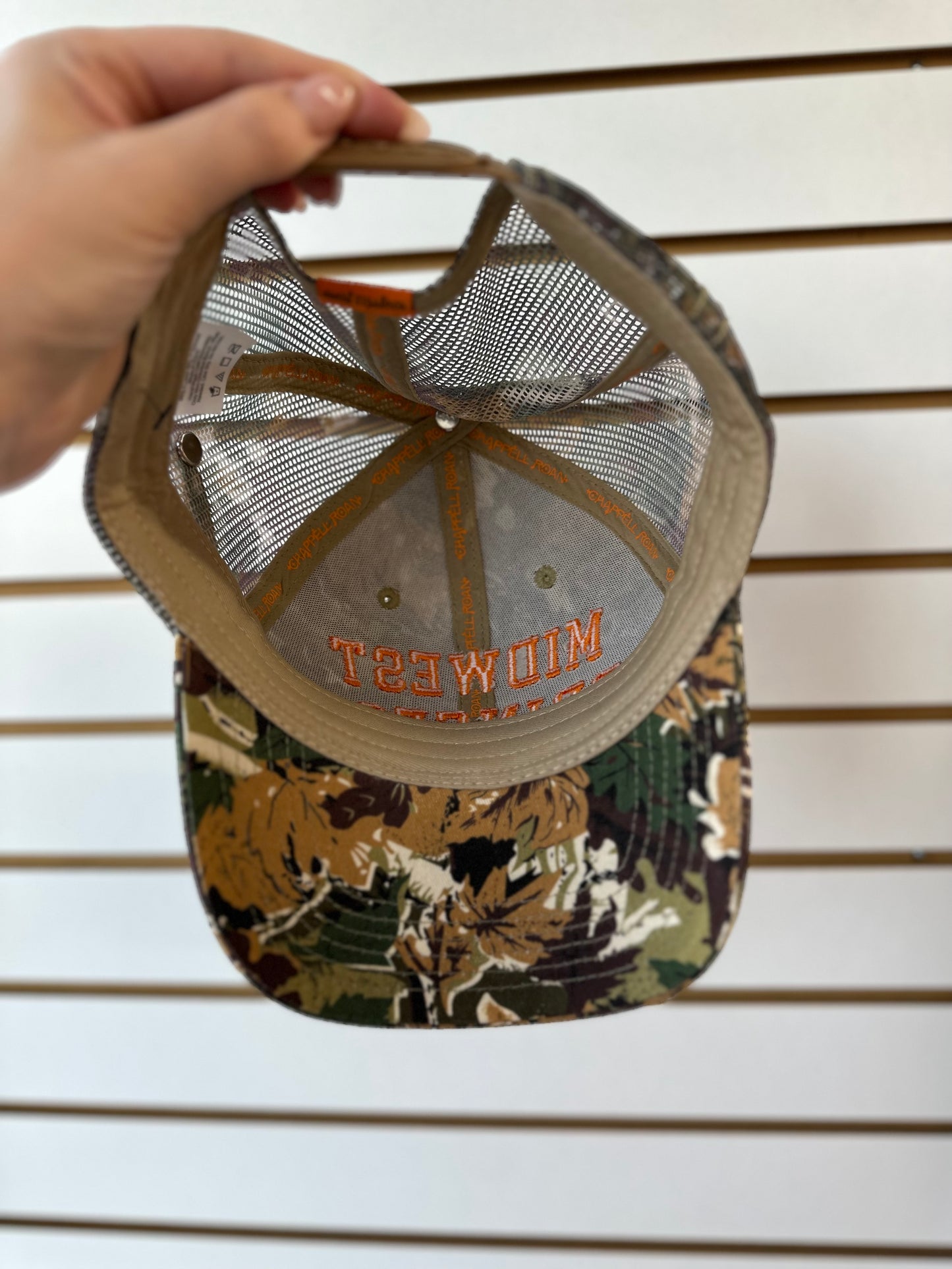 Chappell Roan Midwest Princess camo trucker hat