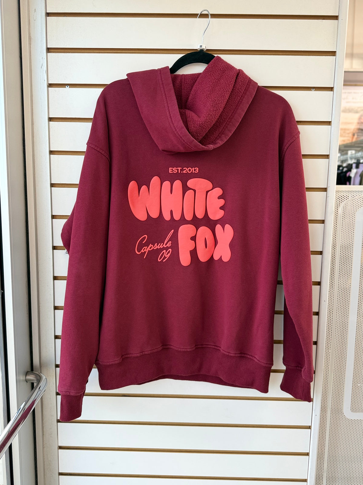 White Fox hoodie size m/l