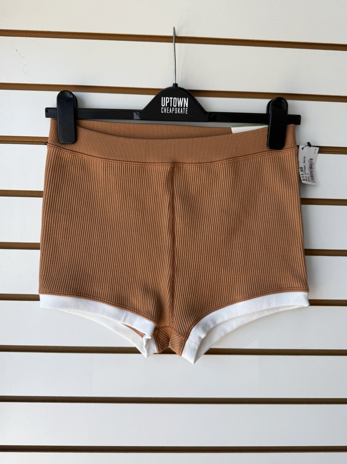 NWT Aerie Offline super court shortie shorts sz large