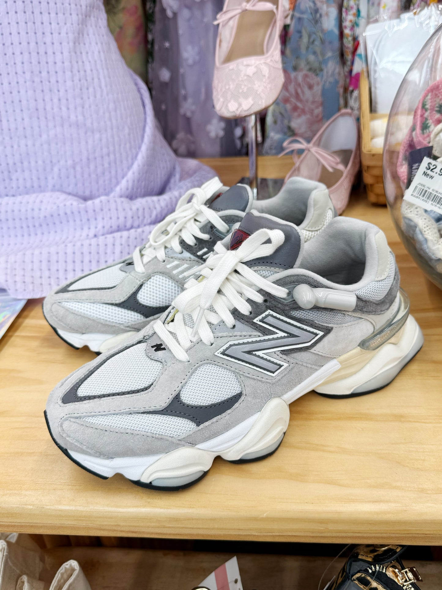 New Balance 9060 gray womens 8.5/mens 7