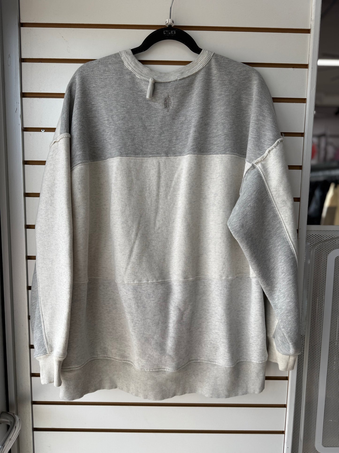 Free People Movement gray pullover size medium