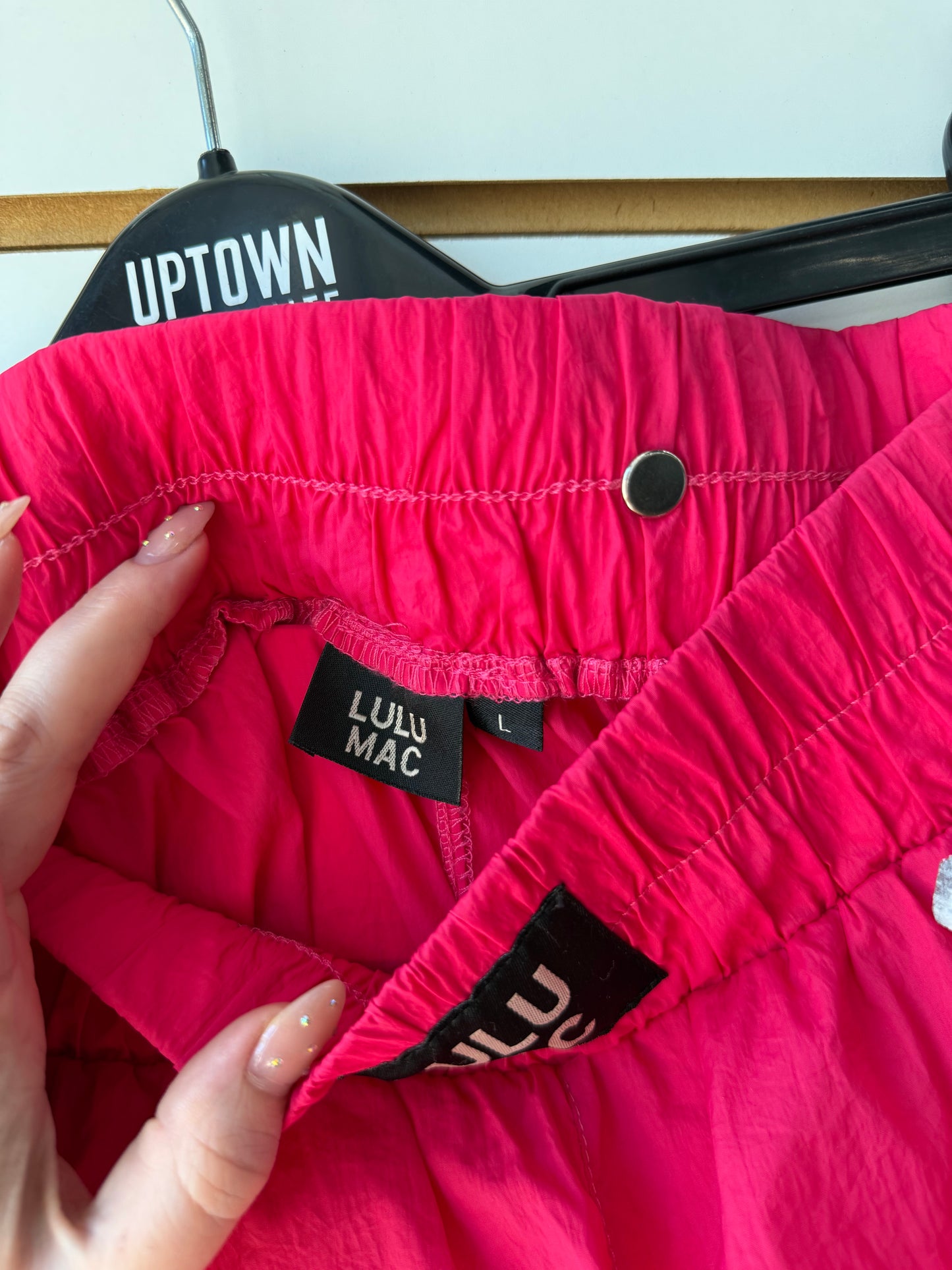 Lulu Mac OG short (unlined athletic short) hot pink sz L