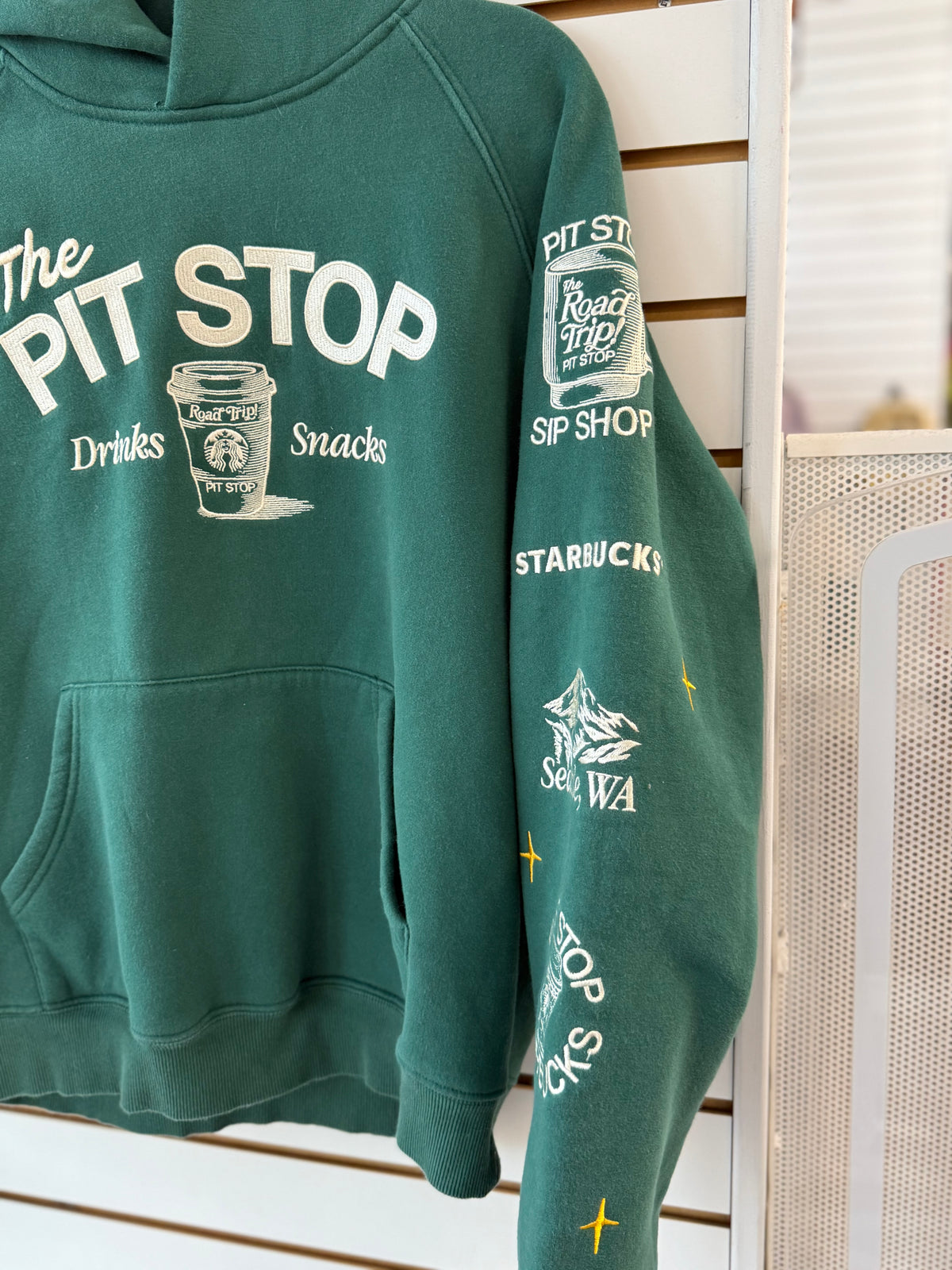 Dandy Worldwide x Starbucks pit stop hoodie size small (as-is)