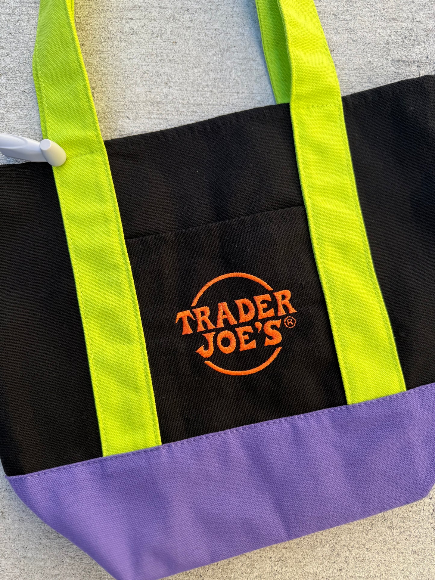 Trader Joe’s halloween mini canvas tote bag