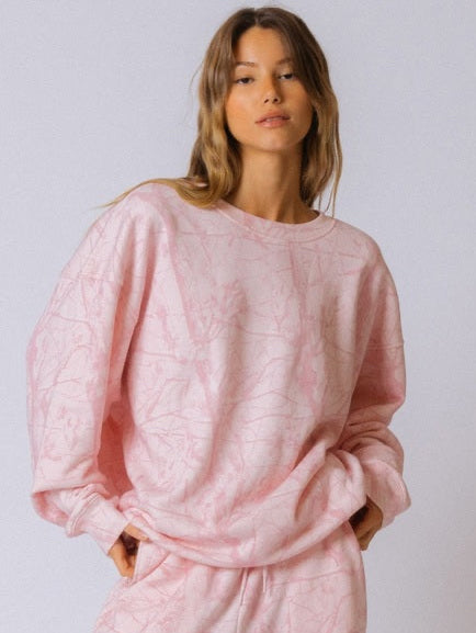 Dairy Boy pink bubblegum camo crewneck size XS