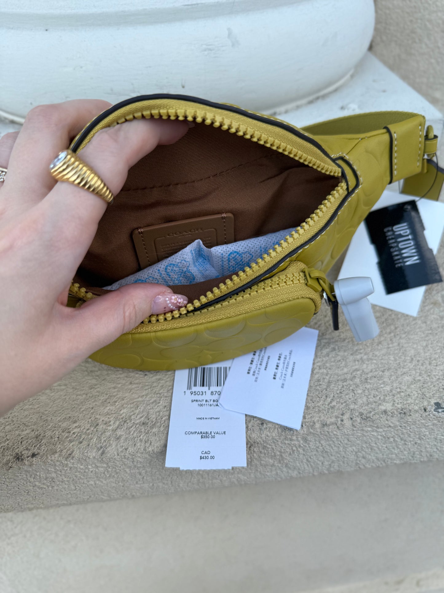 NWT Coach Sprint mini belt bag