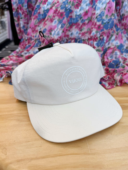 Vuori cream gratitude hat