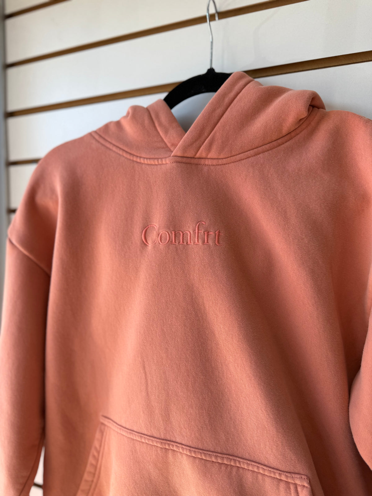 Comfrt orange hoodie size XS