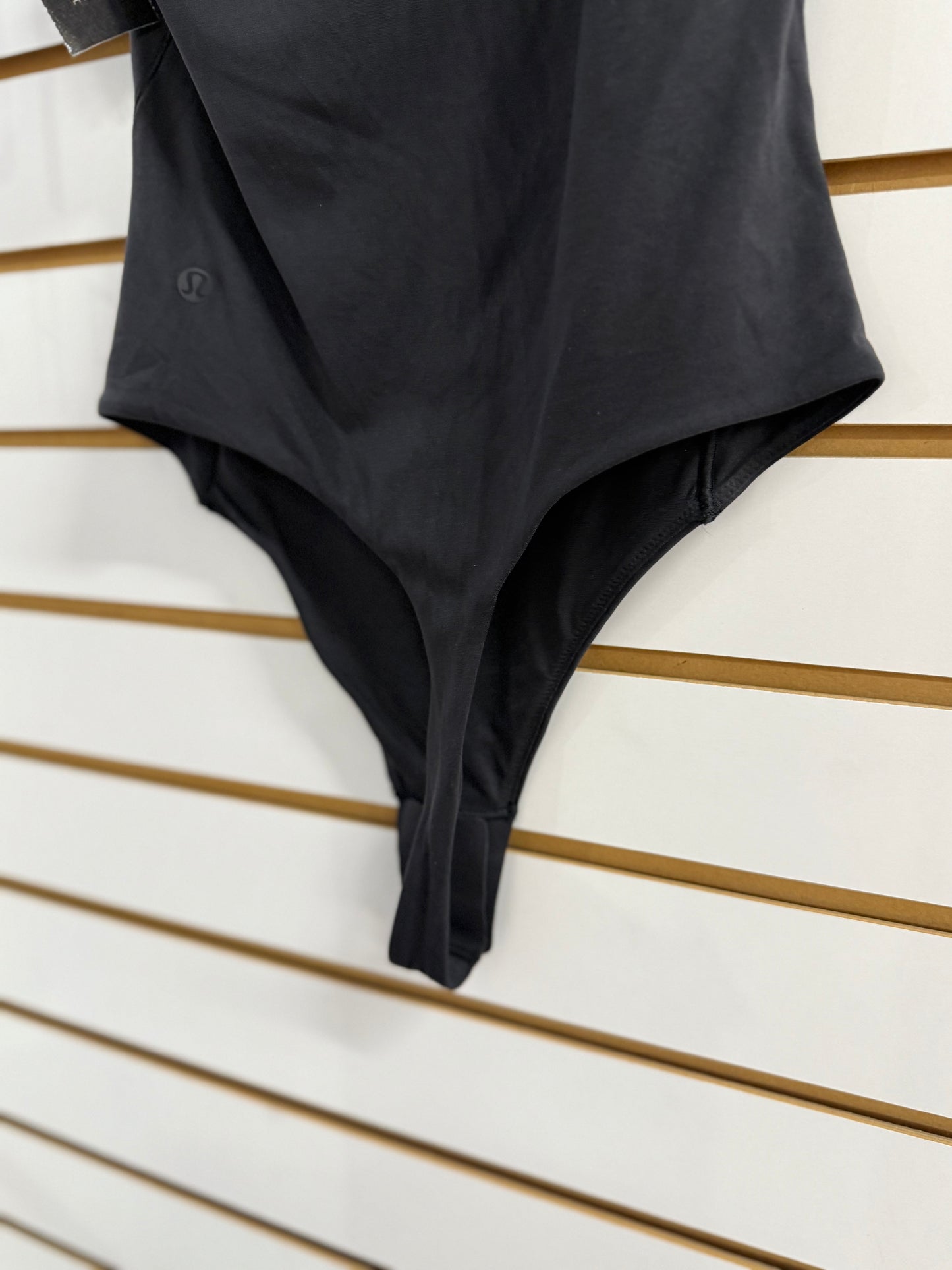 Lululemon black thong bodysuit size XS
