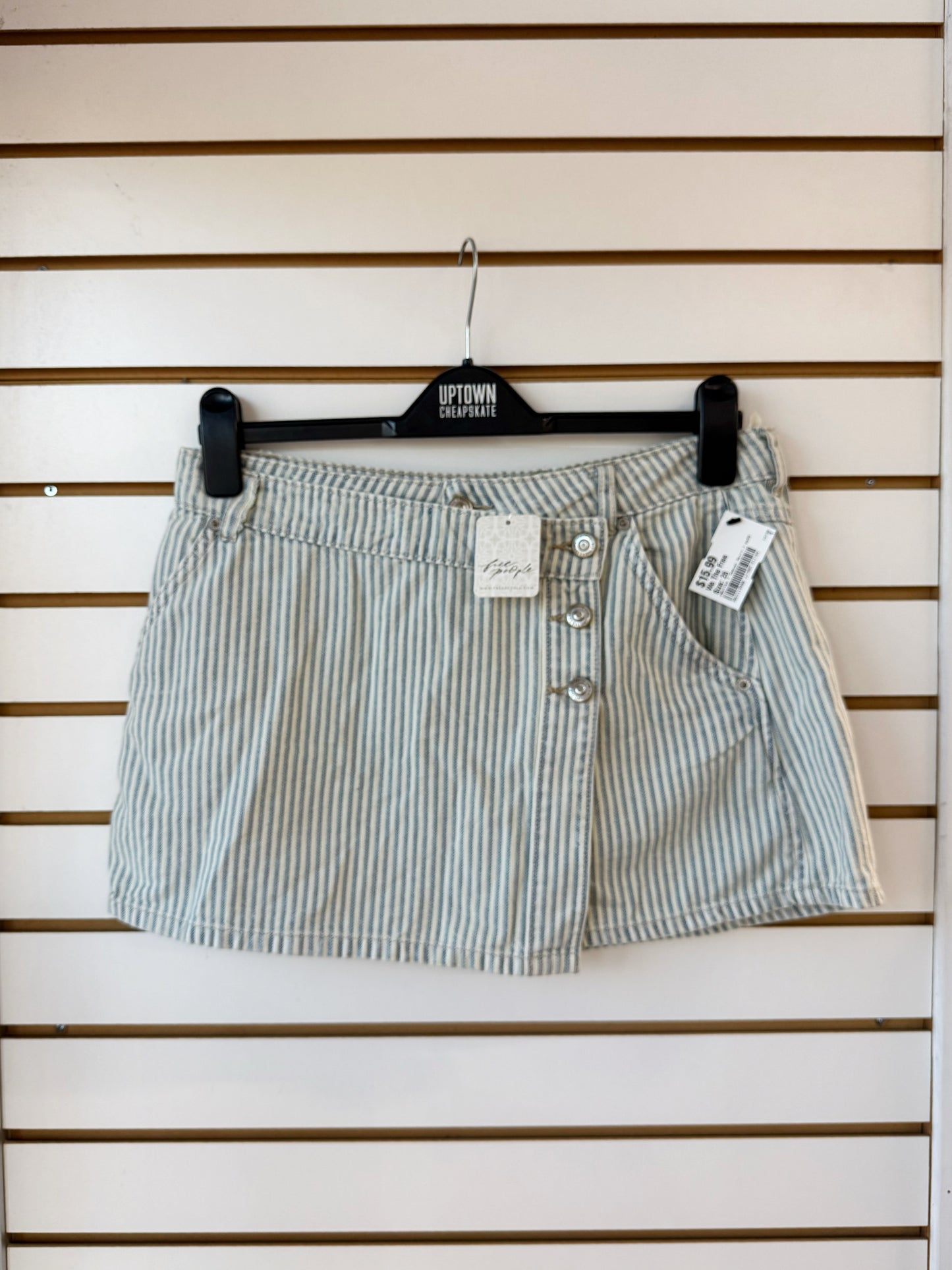 NWT We the Free Wynne striped skirt sz 28