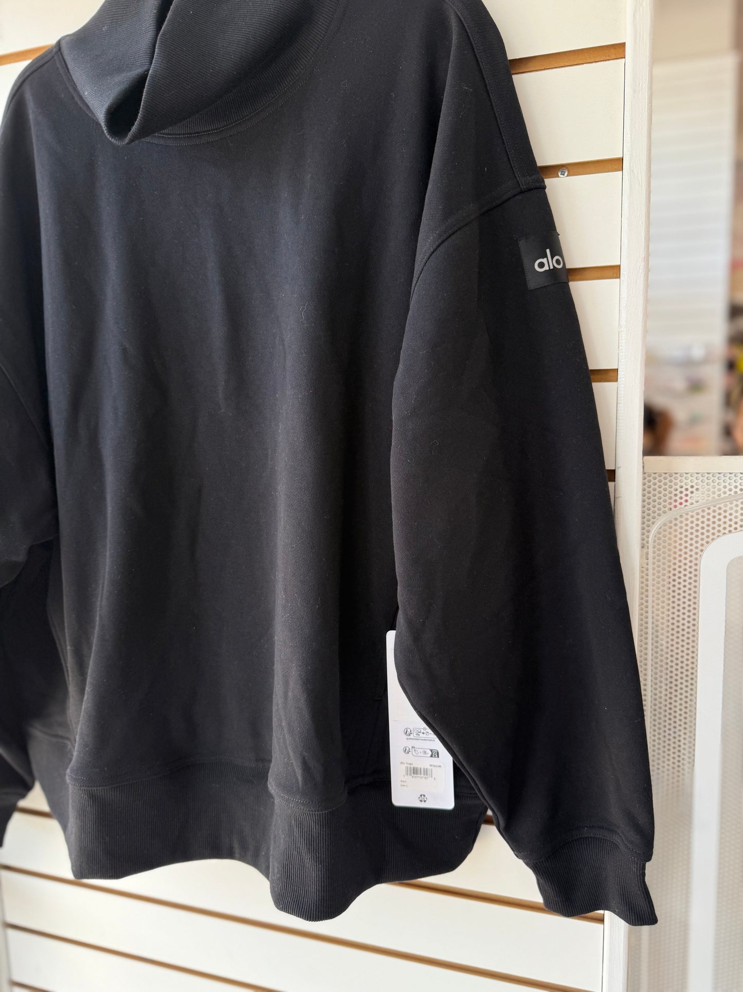 NWT ALO Yoga Hazy mock neck pullover size large