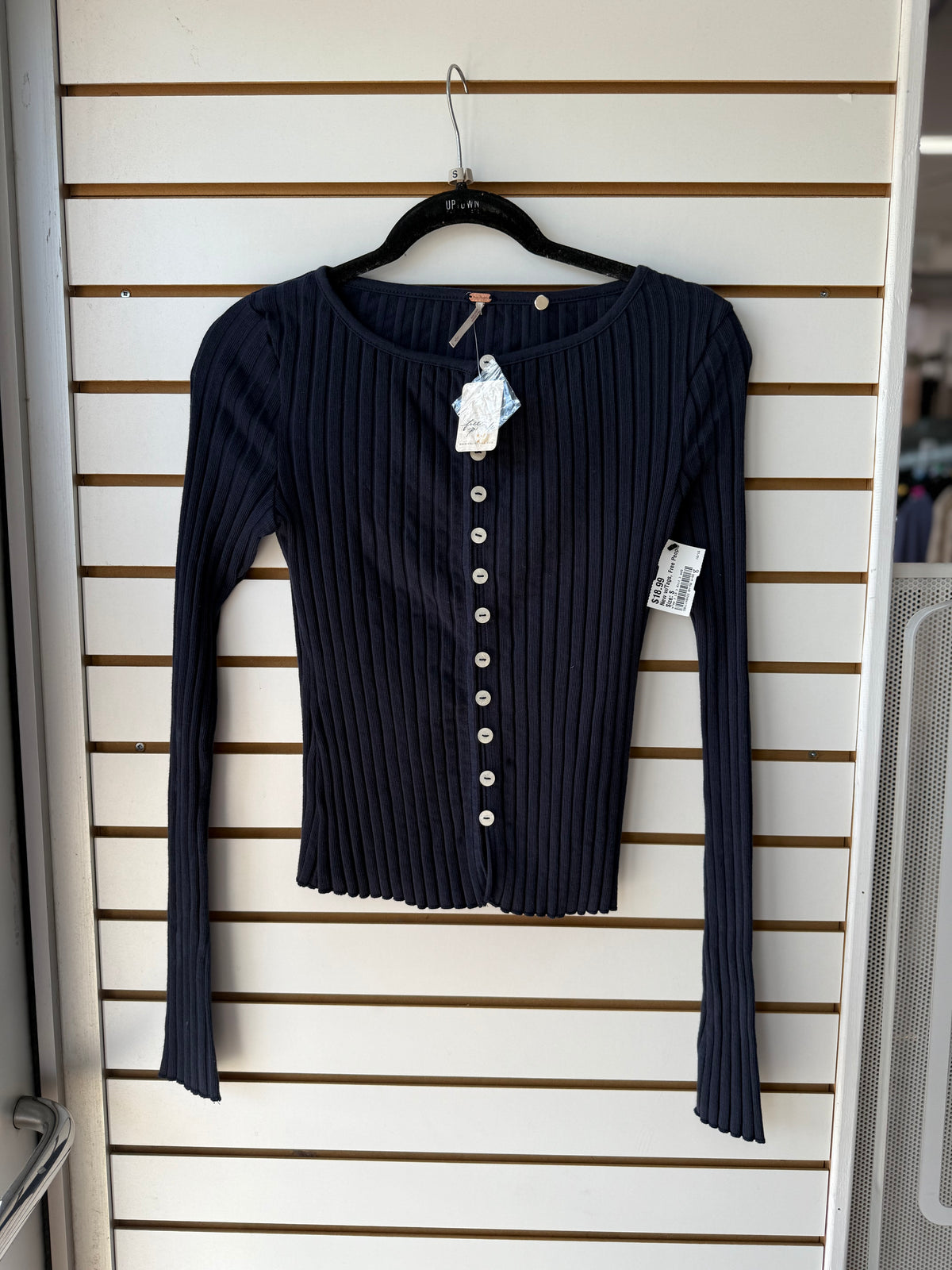 NWT Free People navy long sleeve size small