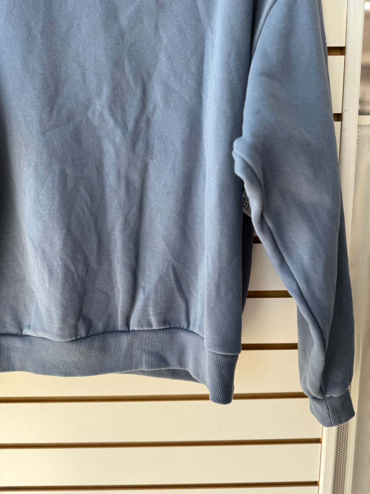 ALO Yoga blue pullover size medium