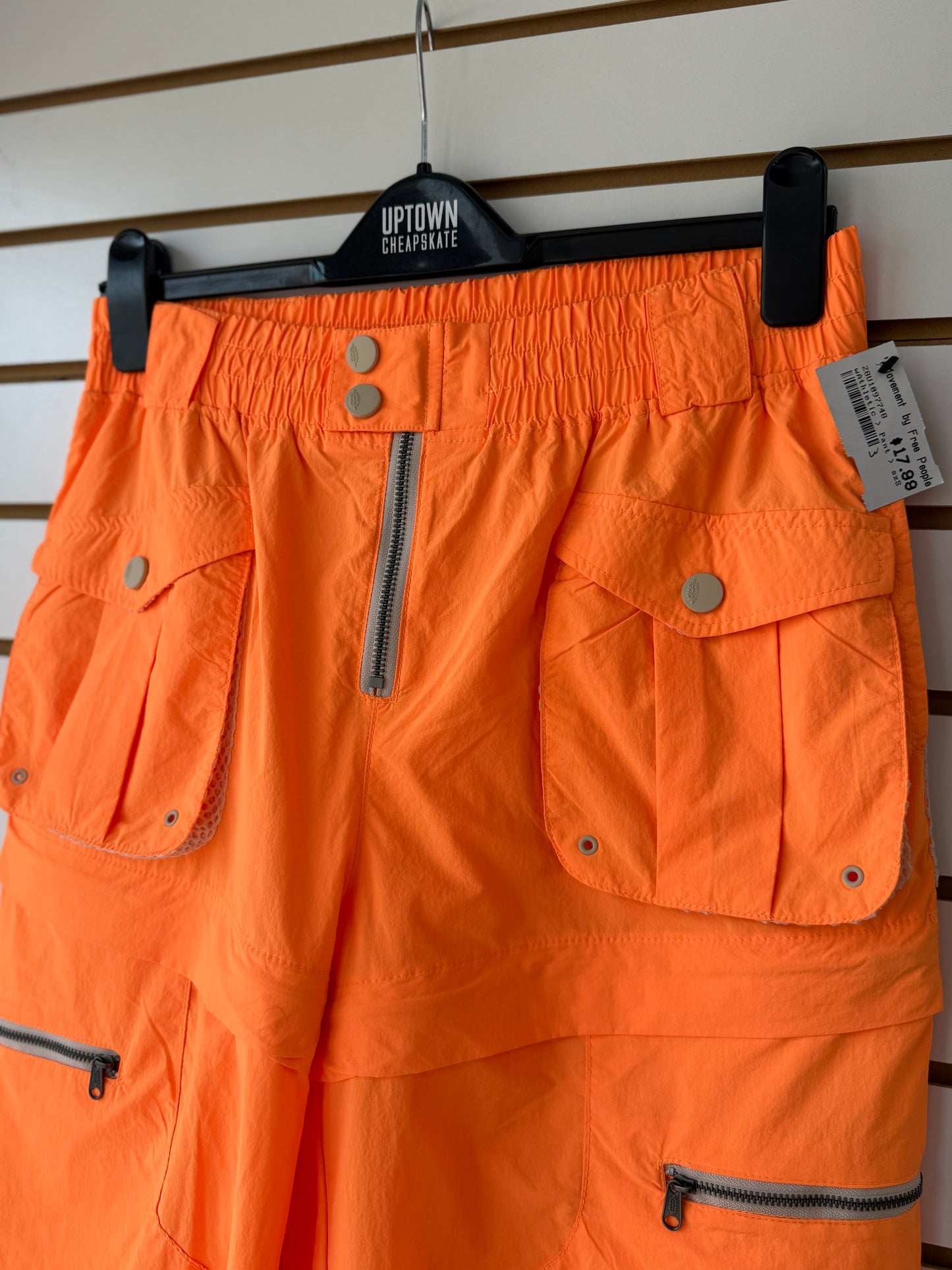 Free People Movement morning meadow orange hiking pants sz small