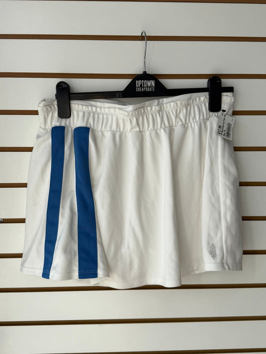 Free People Movement white blue striped skort size XL