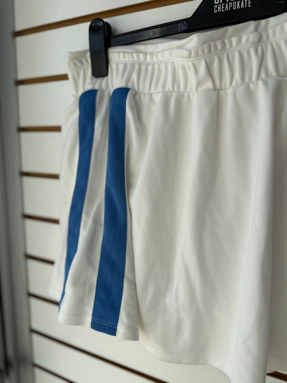 Free People Movement white blue striped skort size XL