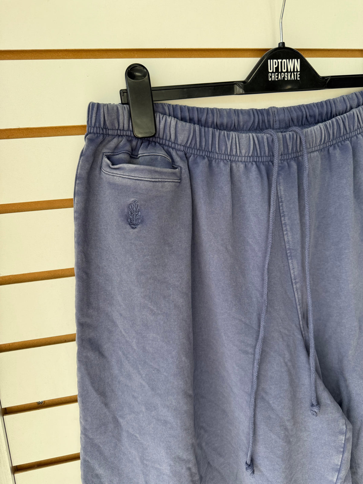 NWT Free People Movement blue down by the bay long sweat shorts size XL