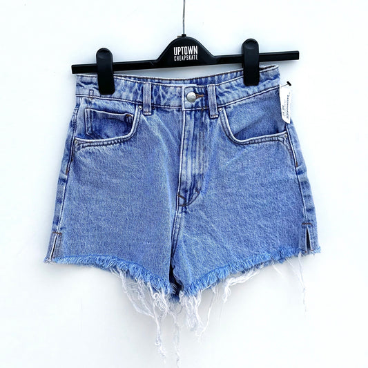 Zara indigo denim shorts (2)