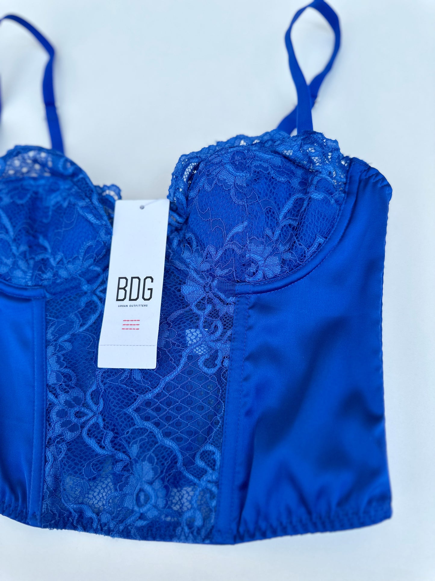 BDG blue lace corset (small)